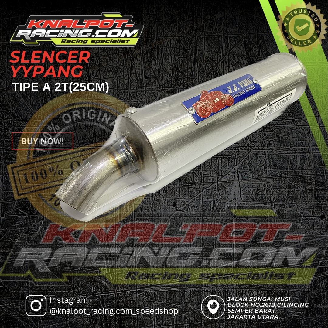 SLENSER CILINCER SELENSER KNALPOT YYPANG TIPE A 2T 25CM YYPANG